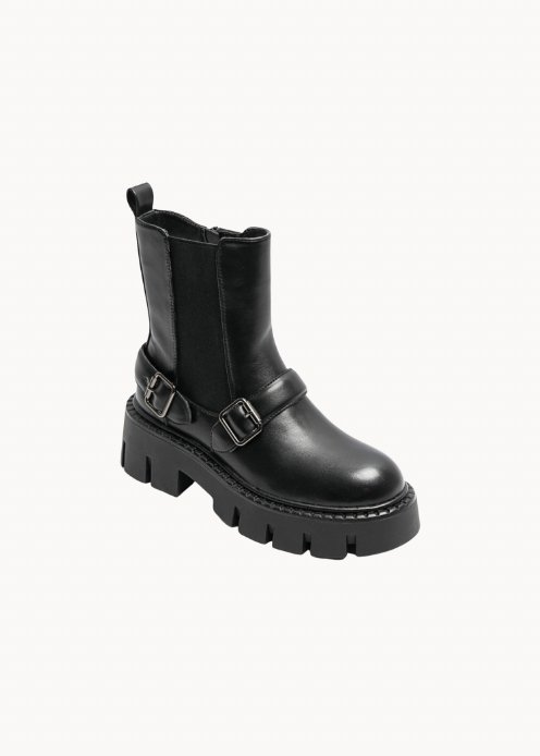 Chunky Boots med Spænder