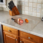 Stilfuld og Sikker Antiskrid Skærebræt - GlassEdge