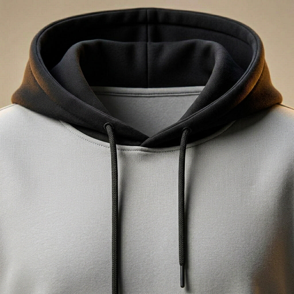 T-Shirt Uomo con Cappuccio in Cotone Peruviano