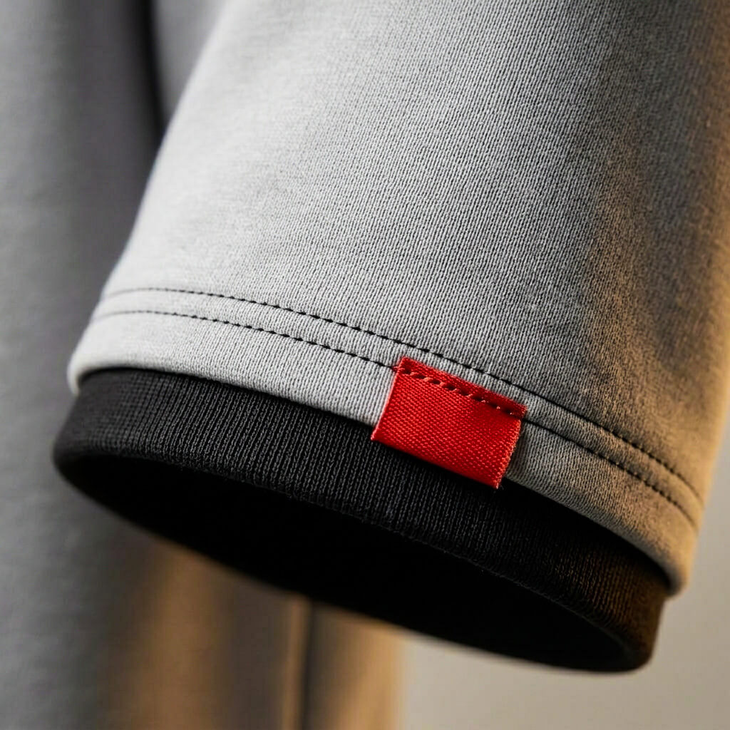 T-Shirt Uomo con Cappuccio in Cotone Peruviano