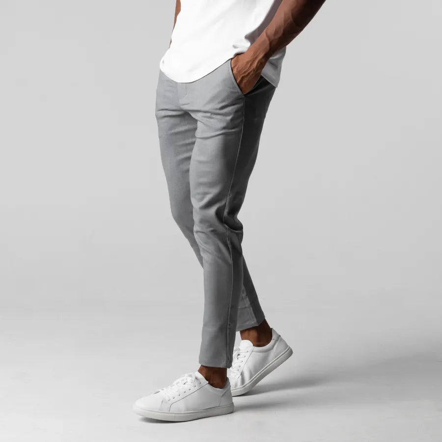 Pantaloni Chino Uomo Eleganti Elasticizzati