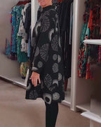 Casual Kjole Geometrisk Print Moderne Stil