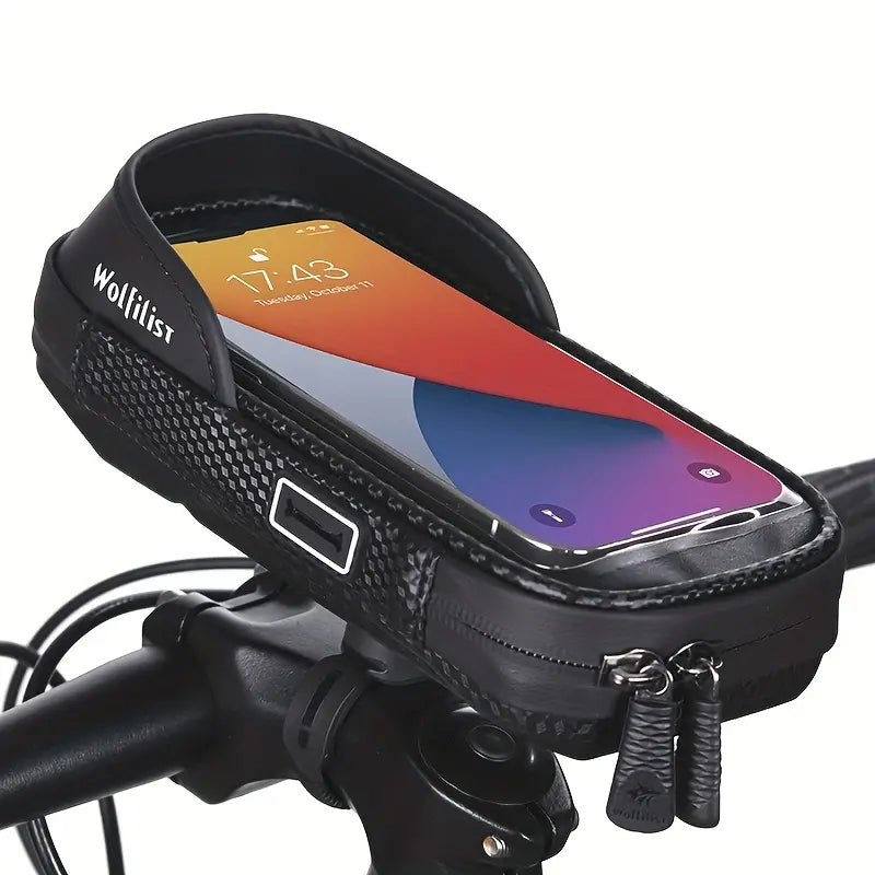 ANFINITE – Supporto per Telefono da Bici Impermeabile | Rotazione a 360° & Montaggio Antishock