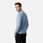 Maglione Uomo in Pura Lana con Collo Lupetto