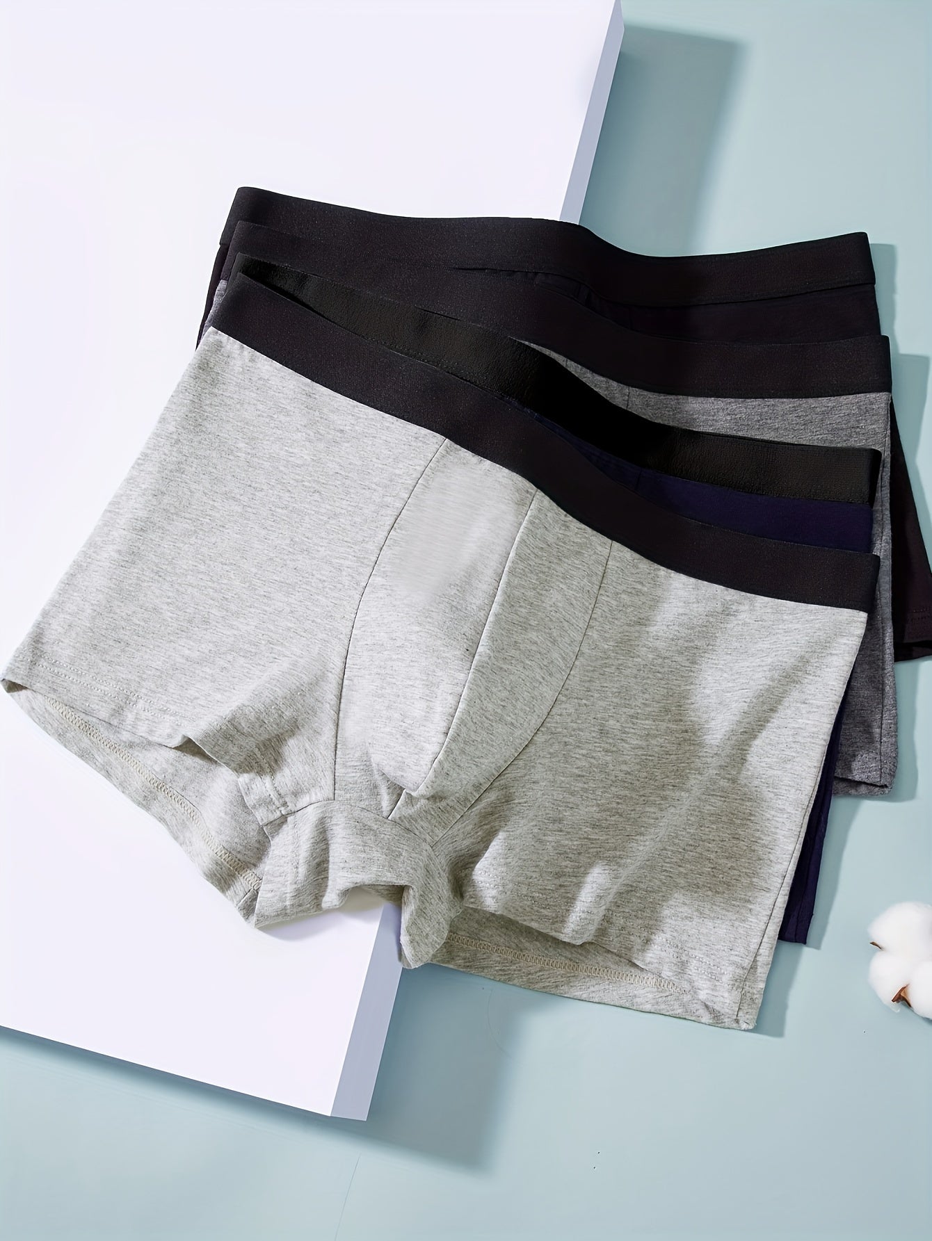 Boxer da Uomo ANFINITE in Cotone Traspirante – Confezione da 4