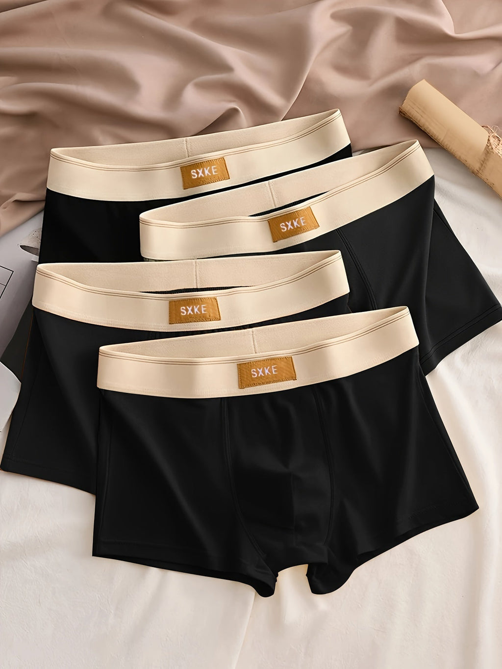 Boxer da Uomo ANFINITE in Cotone Traspirante – Confezione da 4