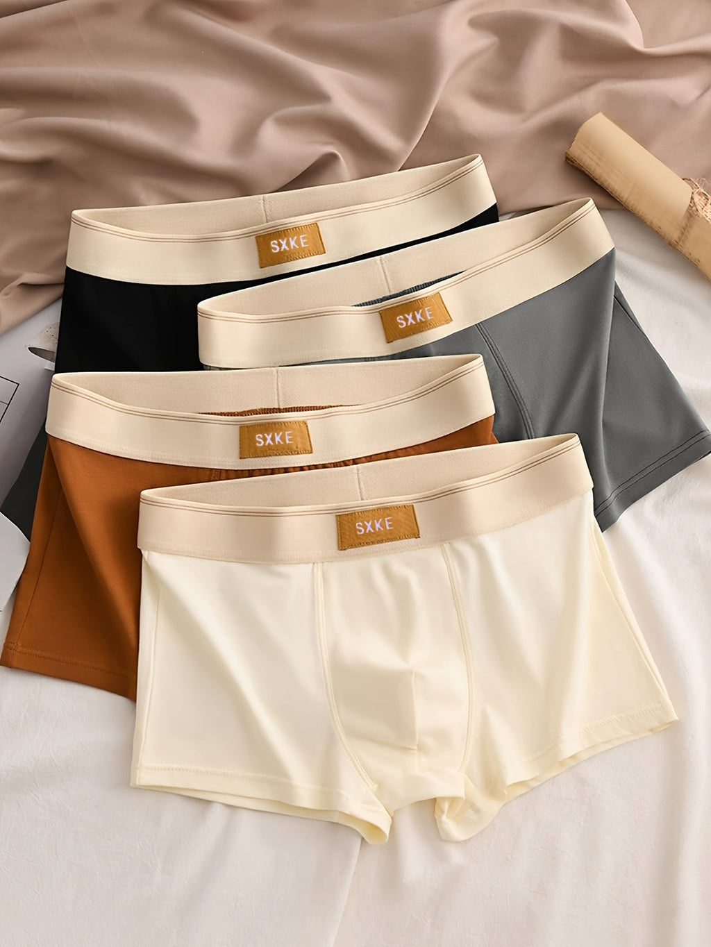 Boxer da Uomo ANFINITE in Cotone Traspirante – Confezione da 4