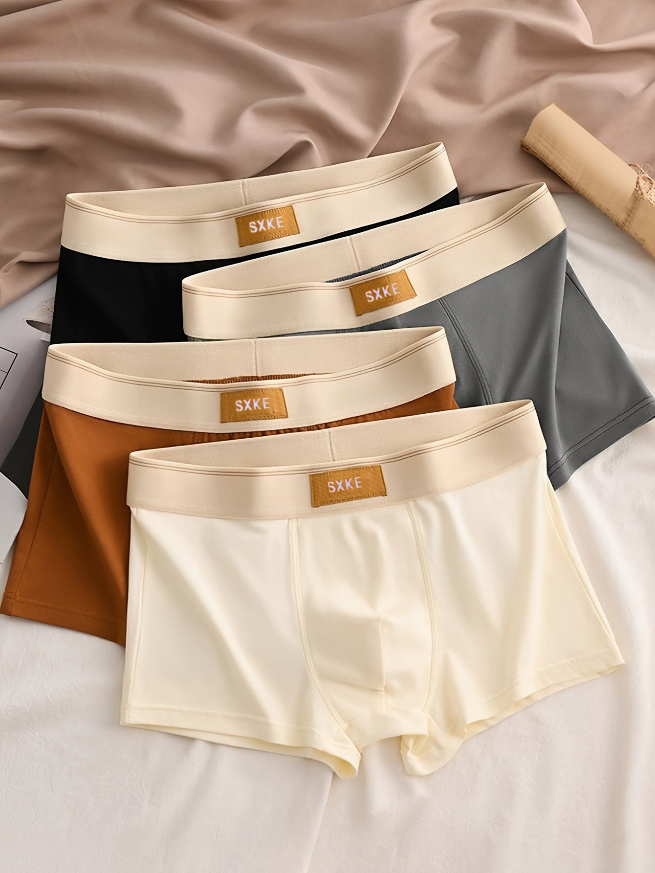 Boxer da Uomo ANFINITE in Cotone Traspirante – Confezione da 4