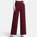 Pantalon femme taille haute et jambe droite – élégant, extensible et confortable