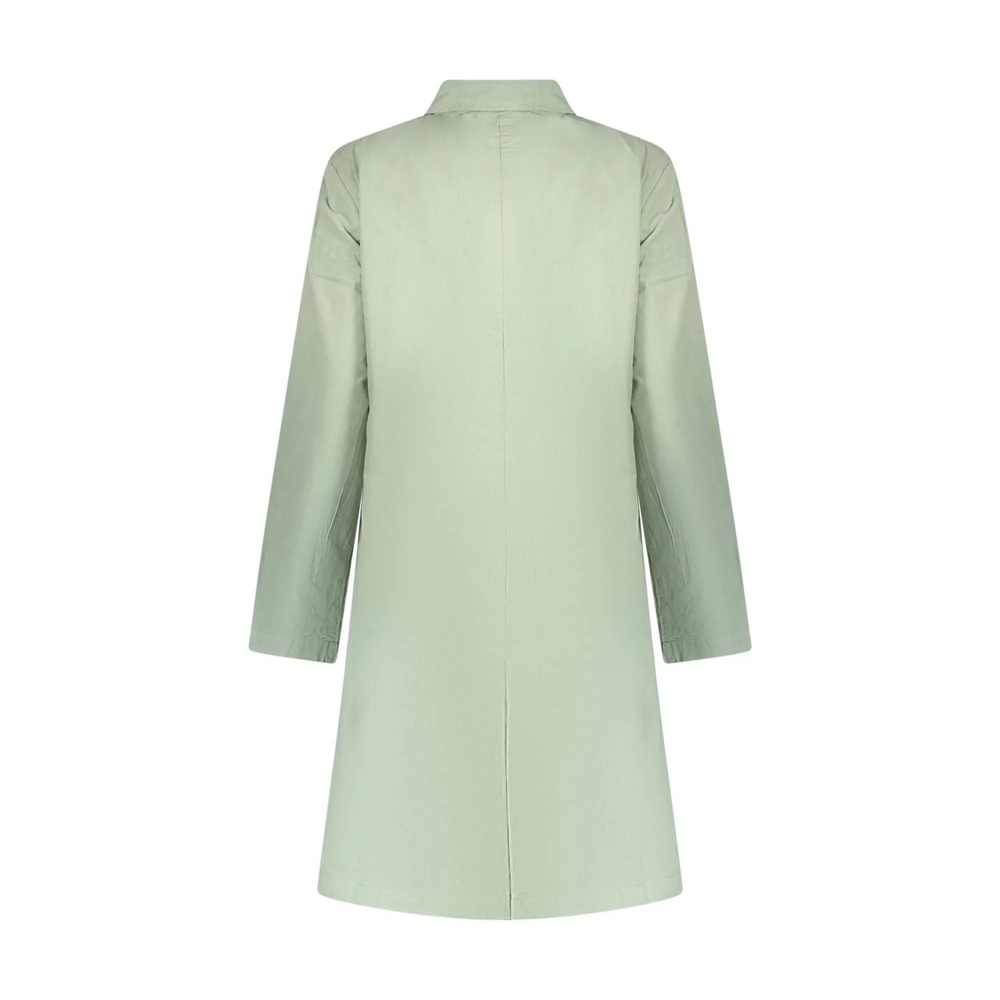 Trench Donna Verde con Bottoni