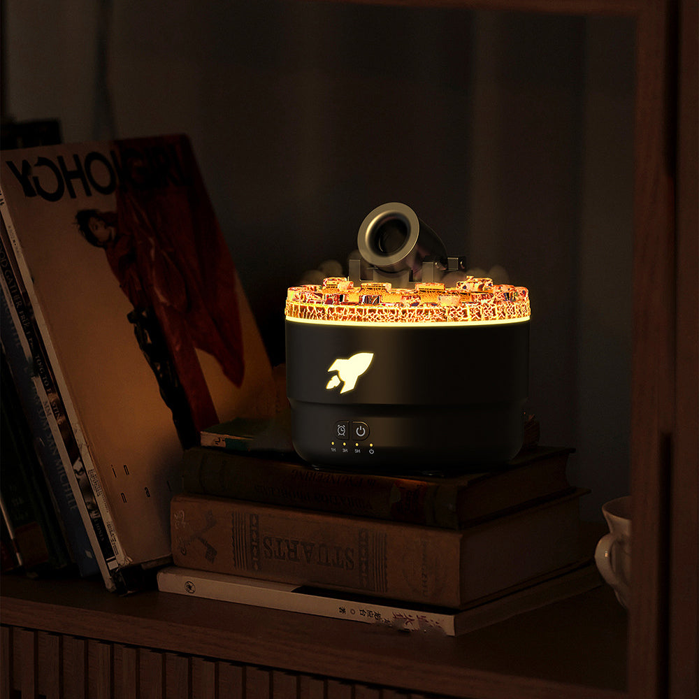Diffusore di Aromi e Umidificatore LavaGlow ANFINITE con Luce Notturna