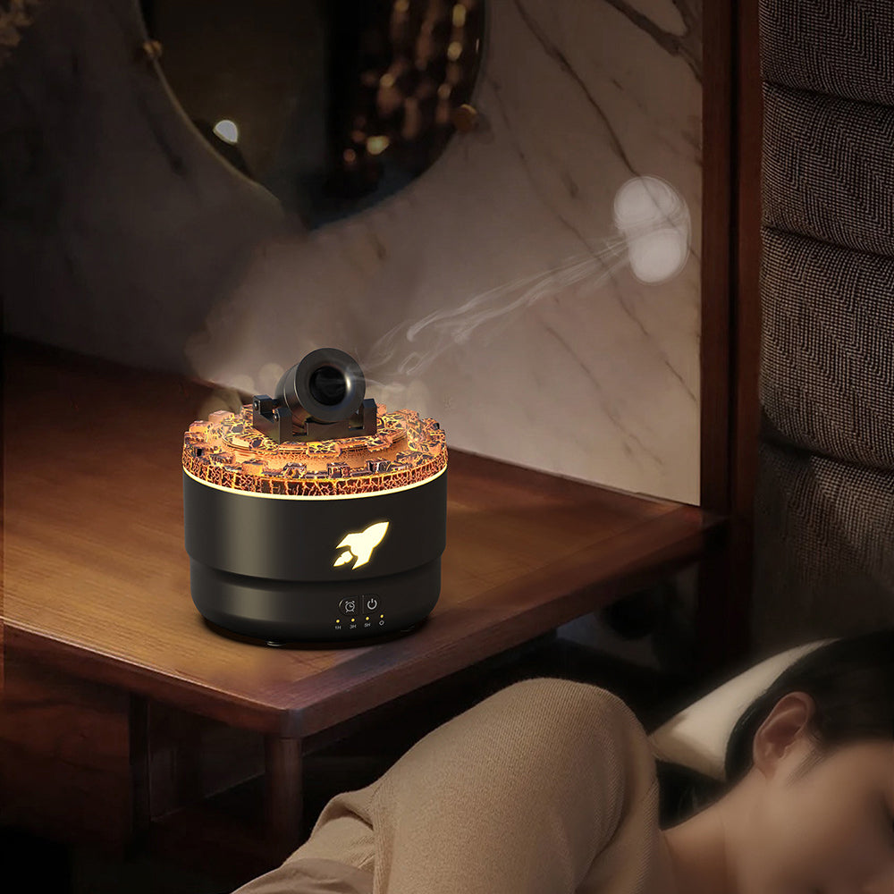 Diffusore di Aromi e Umidificatore LavaGlow ANFINITE con Luce Notturna