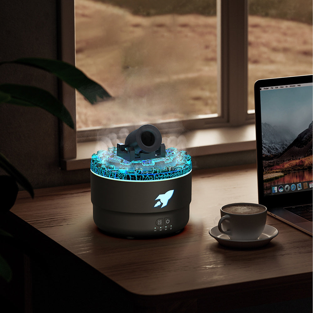 Diffusore di Aromi e Umidificatore LavaGlow ANFINITE con Luce Notturna