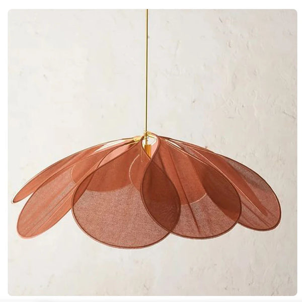 Elegante lampada a sospensione a forma di fiore - Petalume
