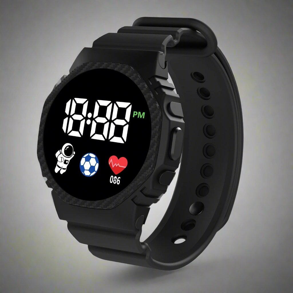 Orologio Sportivo per Bambini Børns Eventyr – Schermo LED, Design Impermeabile e Costruzione Robusta