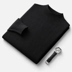 Maglione Uomo in Pura Lana con Collo Lupetto