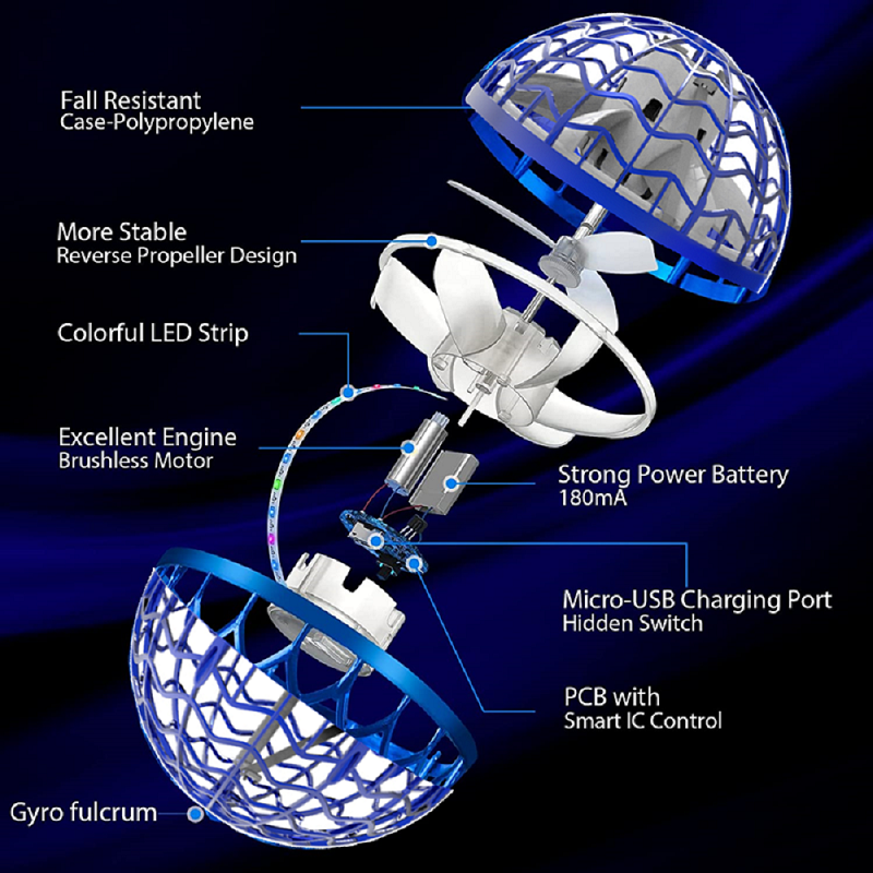 Palla Volante LED Boomerang ANFINITE