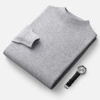 Maglione Uomo in Pura Lana con Collo Lupetto