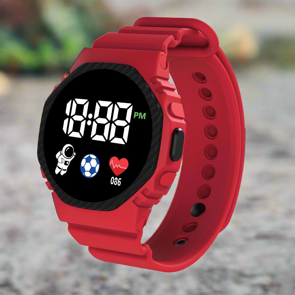 Orologio Sportivo per Bambini Børns Eventyr – Schermo LED, Design Impermeabile e Costruzione Robusta