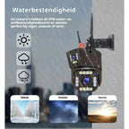 Solpanel - Trådløst Overvågningskamera