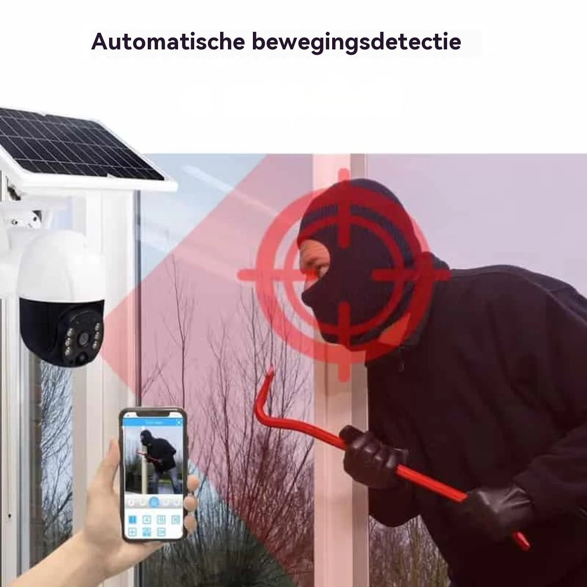 Solpanel - Trådløst Overvågningskamera