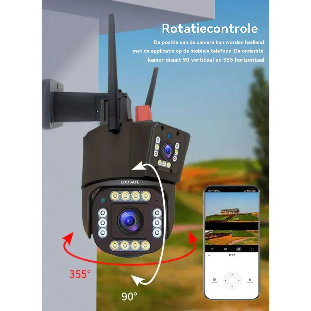 Solpanel - Trådløst Overvågningskamera