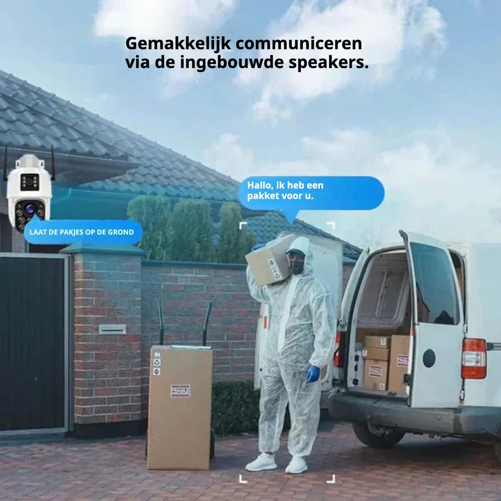 Solpanel - Trådløst Overvågningskamera