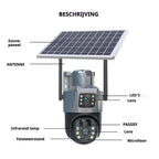 Solpanel - Trådløst Overvågningskamera