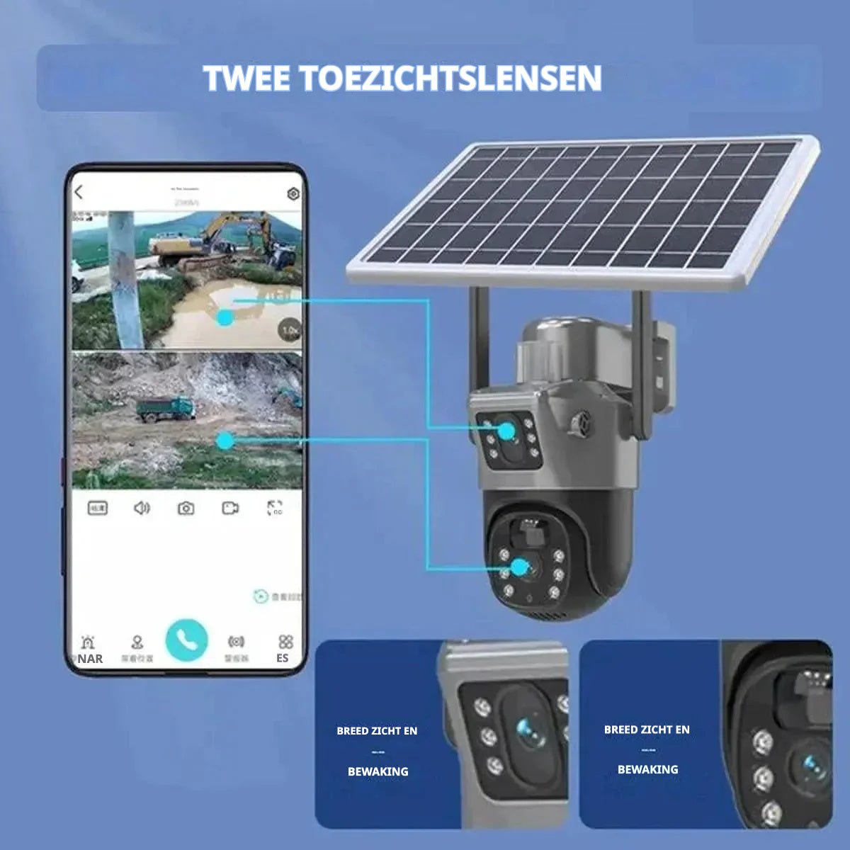 Solpanel - Telecamera di Sorveglianza Wireless