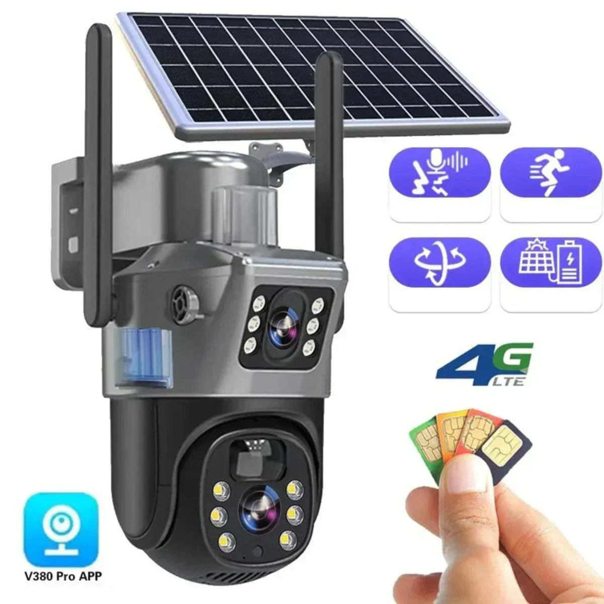 Solpanel - Telecamera di Sorveglianza Wireless