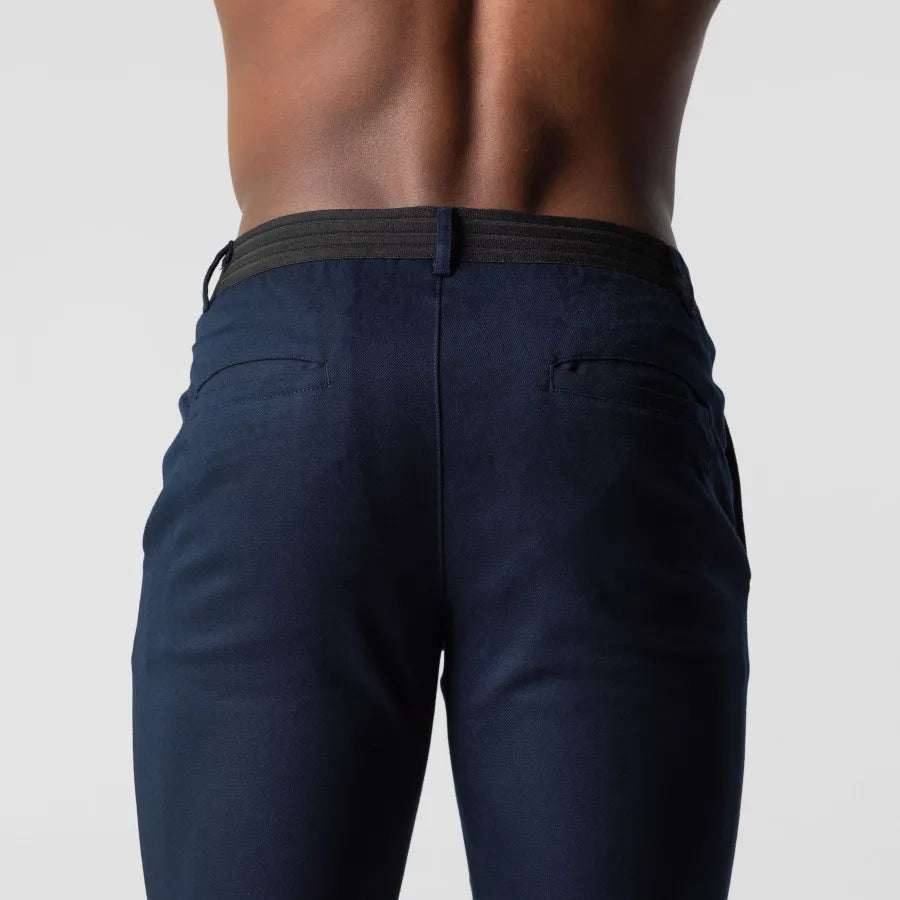 Pantaloni Chino Uomo Eleganti Elasticizzati