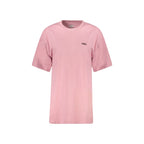 Camiseta de mujer Vans rosa con logo