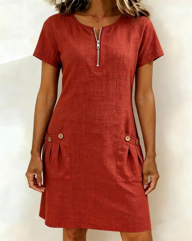 Abito Elegante con Zip ANFINITE Lina