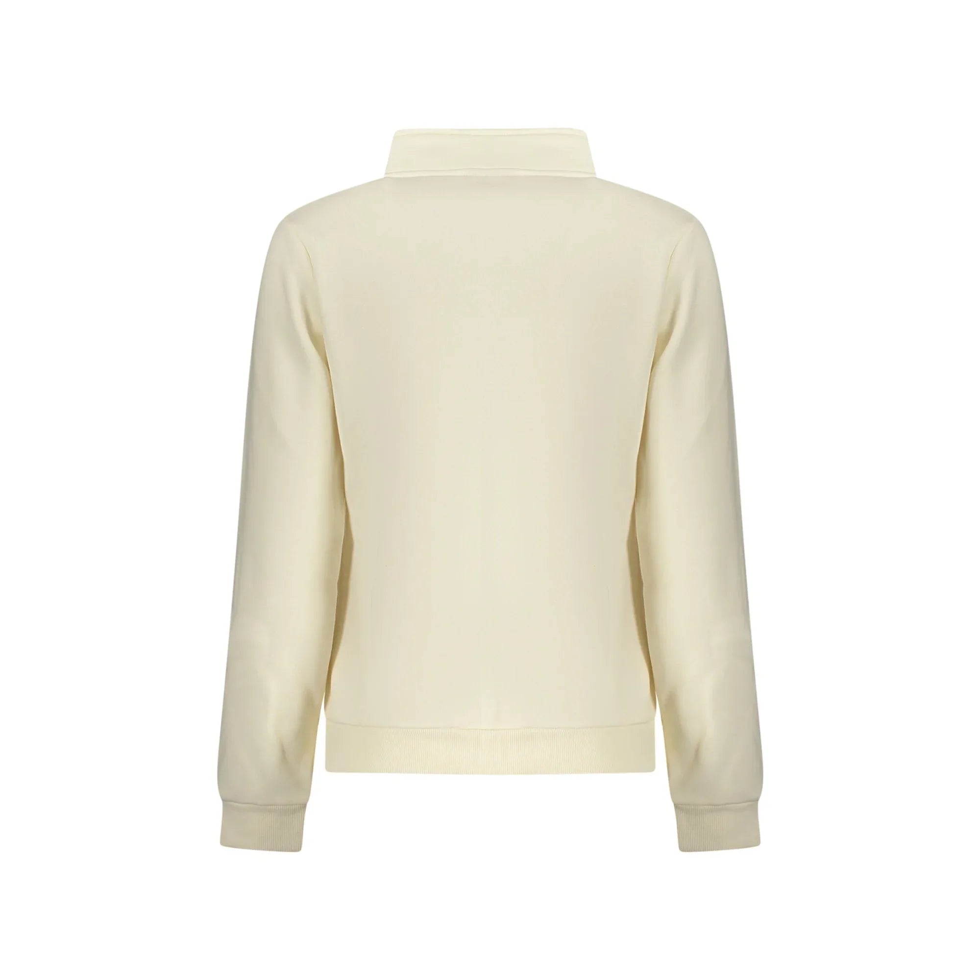 Felpa Donna Bianca in Pile con Zip