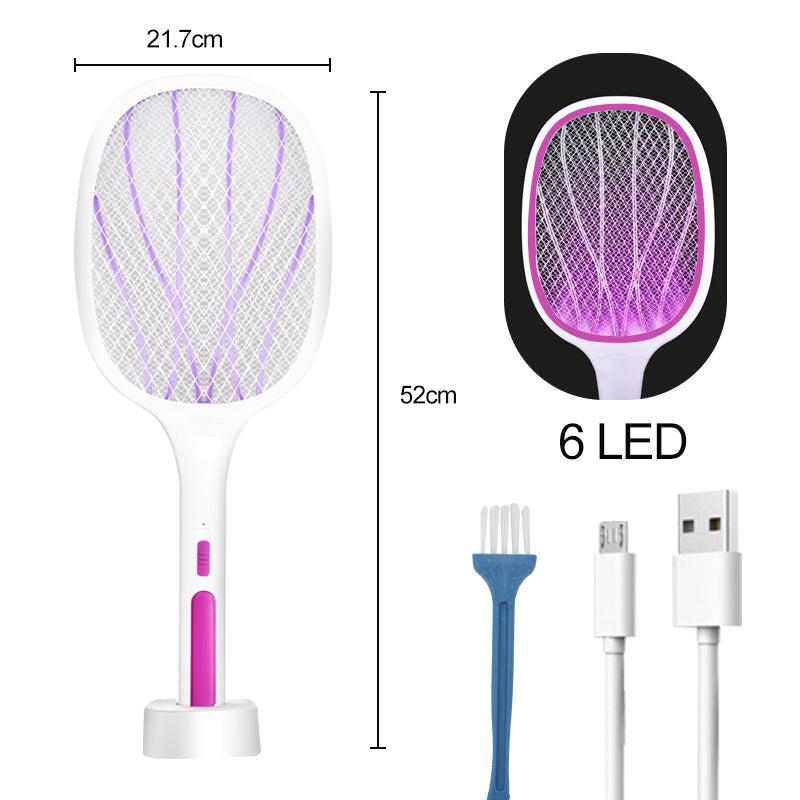 Mepp 2-in-1 Racket | Luce antizanzare e acchiappamosche combinati