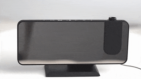 Astronatic | Premium LED Vækkeur med 180° Projektor og USB Oplader