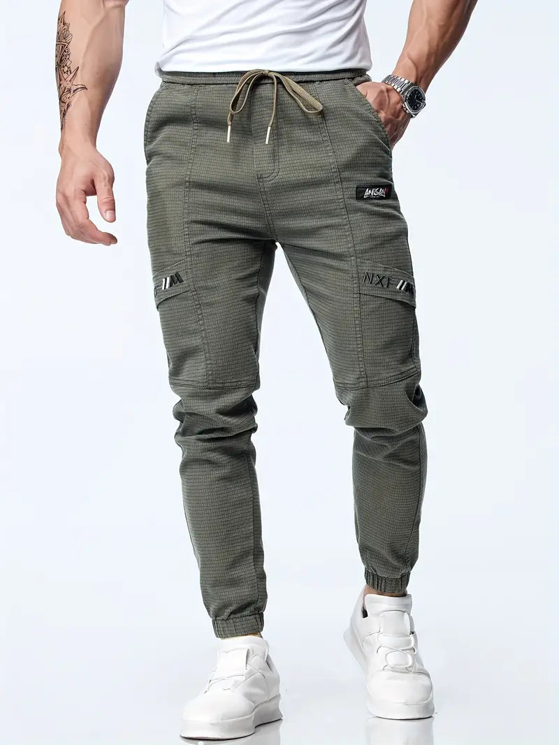 Joggers de hombre elásticos con cordón