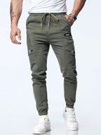 Joggers de hombre elásticos con cordón