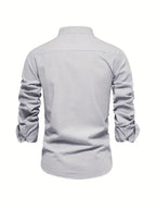 Chemise décontractée homme pour le printemps à boutons ANFINITE