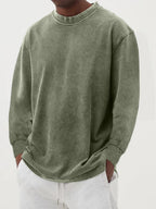 Maglione Uomo Oversize in Maglia con Spalle Scese