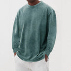 Maglione Uomo Oversize in Maglia con Spalle Scese