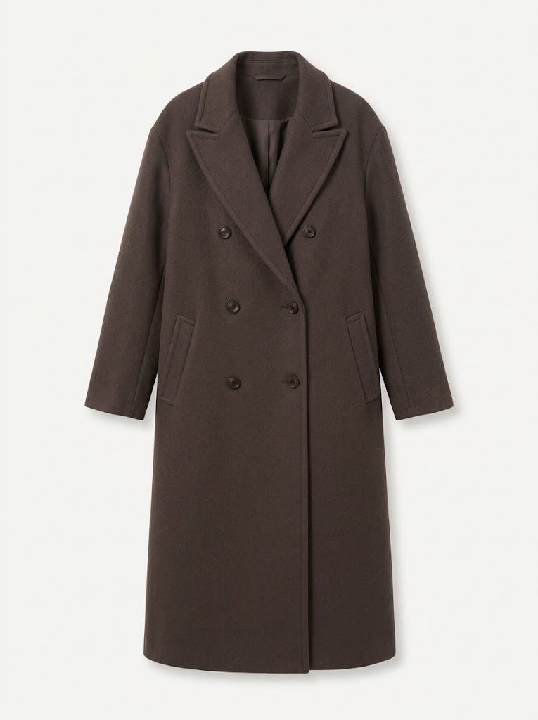 Cappotto Lungo Donna Oversize Doppiopetto