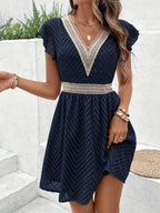 Abito Estivo V-Collo Boho Silhouette Elegante