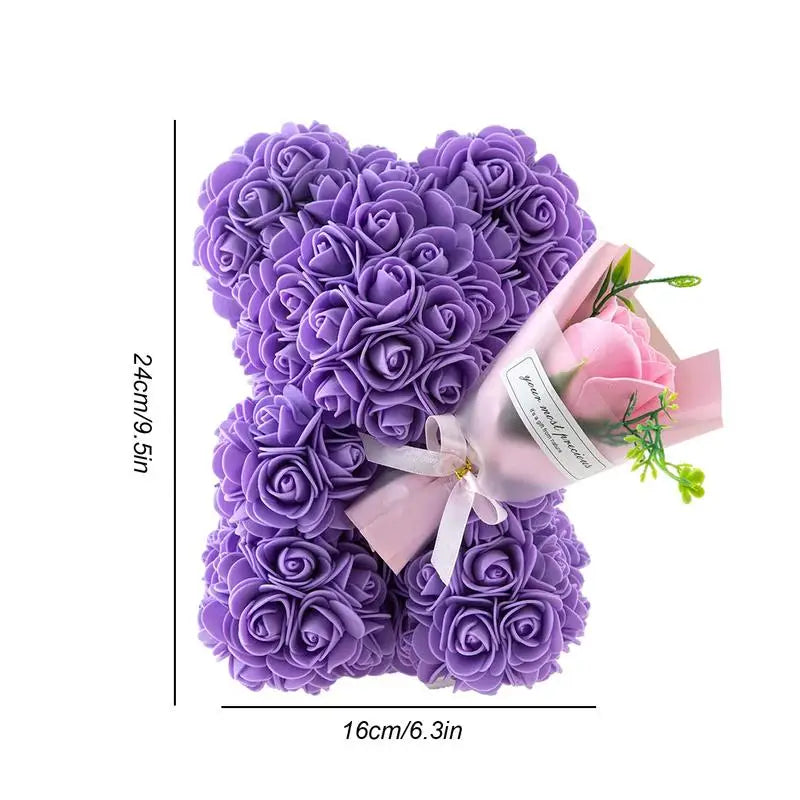 Orsetto di Rose Romantico ANFINITE Fleur