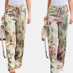 Pantaloni Donna Casual a Vita Media dal Taglio Morbido