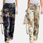 Pantaloni Donna Casual a Vita Media dal Taglio Morbido