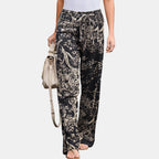 Pantaloni Donna Casual a Vita Media dal Taglio Morbido