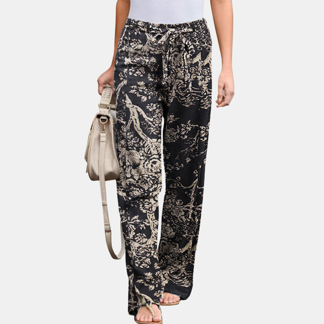 Pantaloni Donna Casual a Vita Media dal Taglio Morbido
