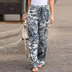 Pantaloni Donna Casual a Vita Media dal Taglio Morbido
