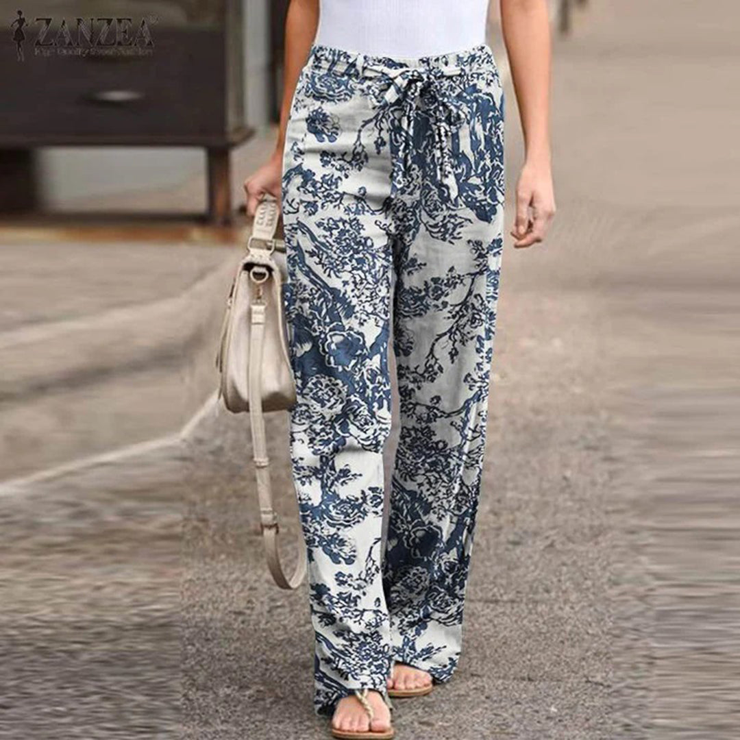 Pantaloni Donna Casual a Vita Media dal Taglio Morbido